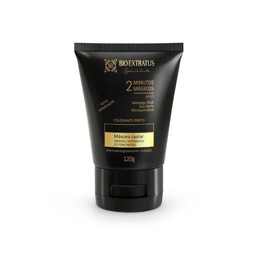 Máscara Colorante Preta 120g Bio Extratus
