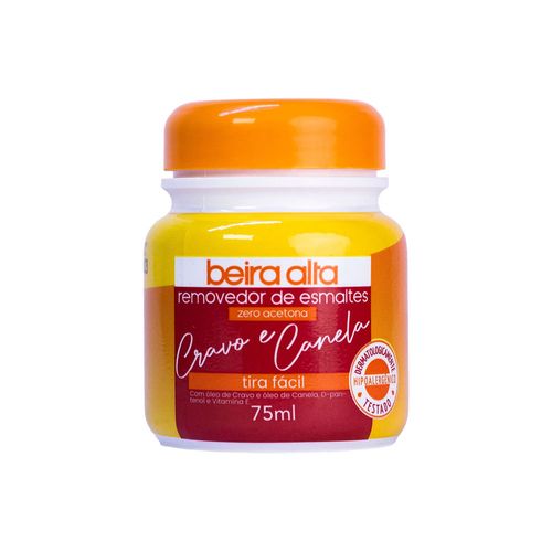 Removedor De Esmalte Tira Fácil Cravo E Canela 75ml Beira Alta