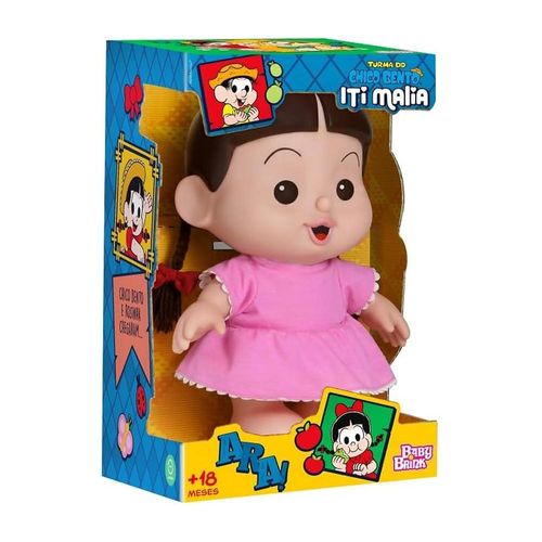 Boneca De Vinil Rosinha Iti Malia Turma Da Mônica Rosita