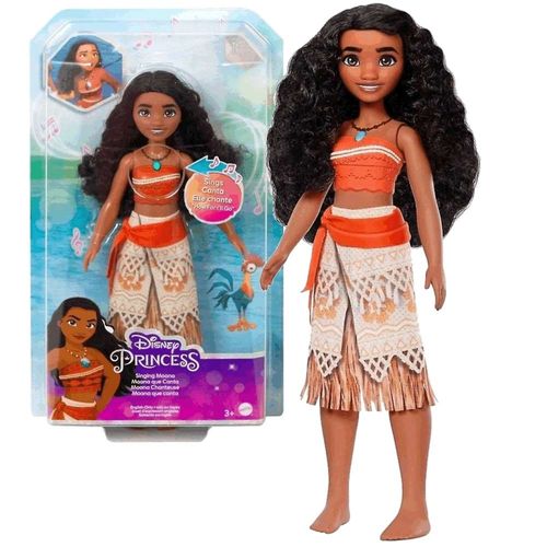 Boneca Princesa Disney Moana Cantora Roupa Clássica Mattel