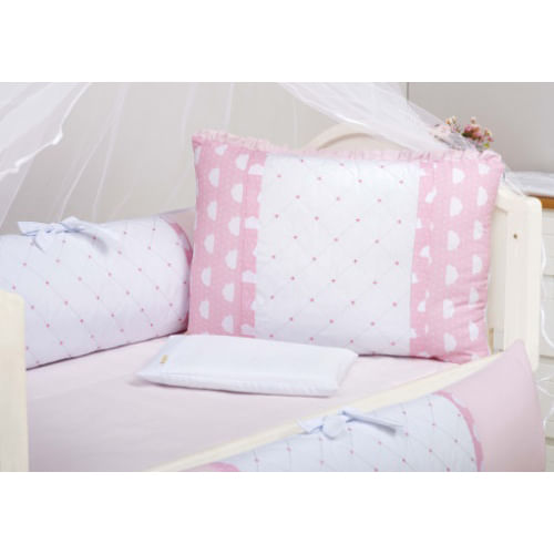 Kit Berço 9 Peças Céu Rosa 125301-07 Brubrelel
