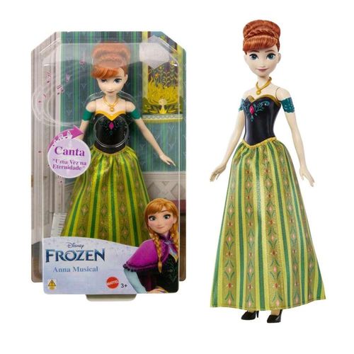 Boneca Princesa Anna Que Canta Mattel
