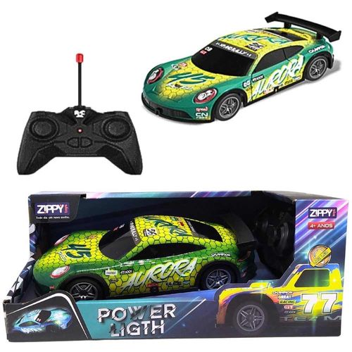 Carrinho De Controle Remoto Verde Zippy Toys