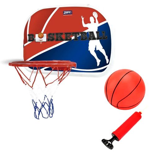Mini Tabela De Basquete Com Bola e Bomba Zippy Toys
