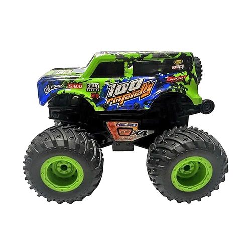 Monster Truck Com Fricção E Luz Verde Zippy Toys