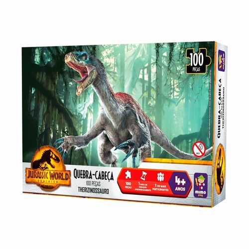 Quebra-Cabeça Com 100 Peças Therizinossauro Mimo Play