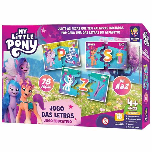 Jogo Educativo Das Letras My Little Pony Mimo Play