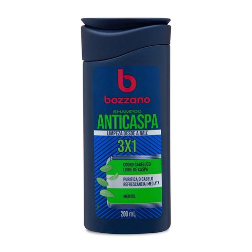 Shampoo Anticaspa 3x1 200ml Bozzano