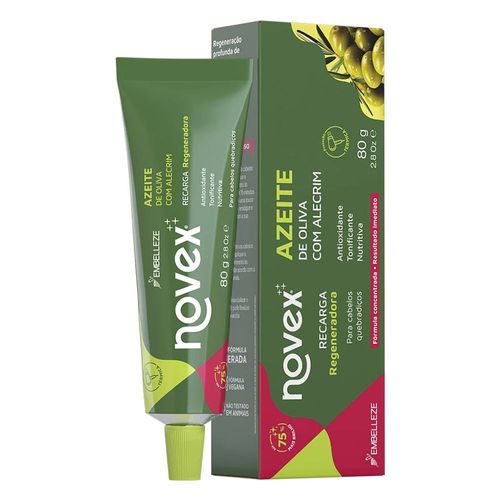 Máscara De Hidratação Recarga Novex Azeite De Oliva Com Alecrim 80g Embelleze