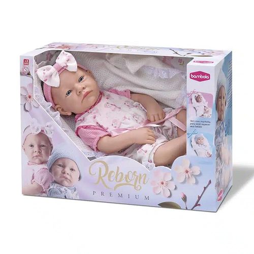 Boneca Reborn Premium Menina Bambola