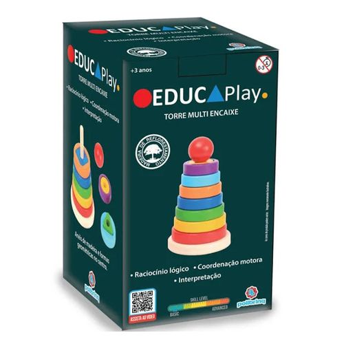 Torre Educativo De Madeira Polibrinq