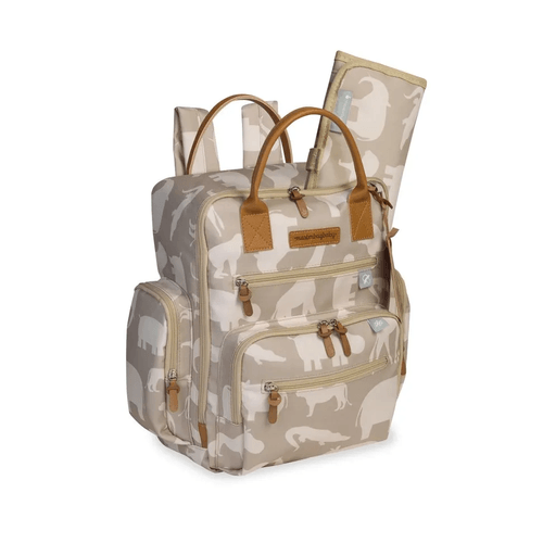 Mochila Urban Safari Com Trocador Caqui Masterbag