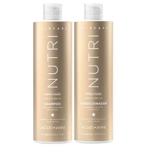 Kit Shampoo 450ml E Condicionador 440ml Nutri Jacques Janine