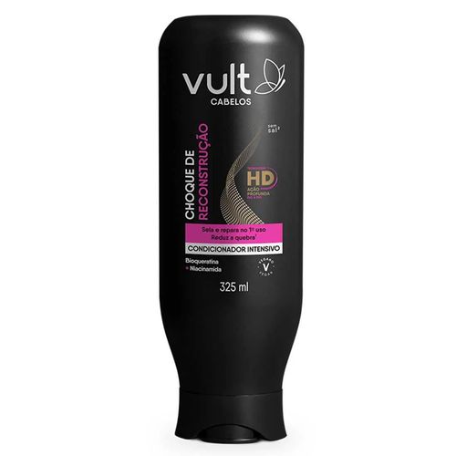 Condicionador Intensivo Choque de Reconstrução 325ml Vult Cabelos