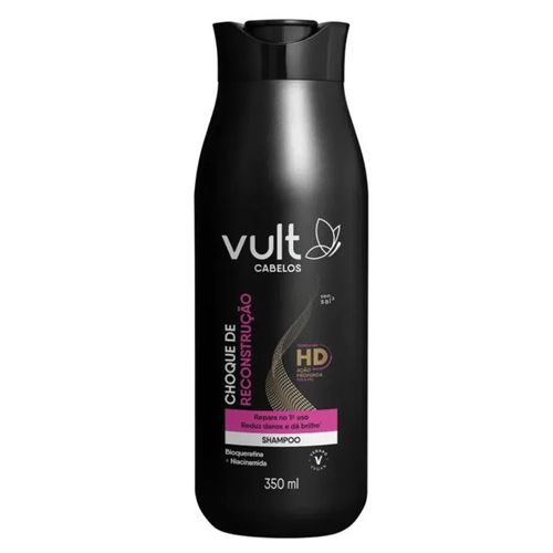 Shampoo Choque de Reconstrução 350ml Vult Cabelos