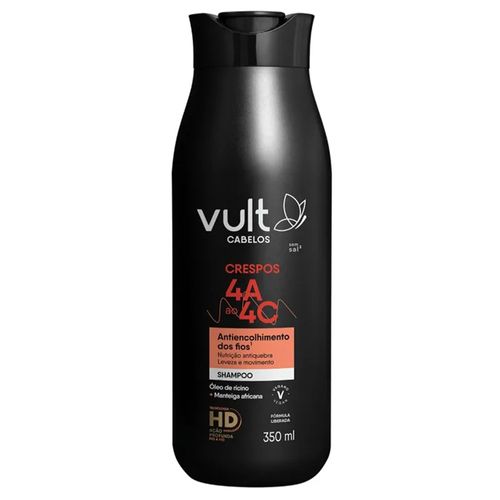 Shampoo Crespos 4A ao 4C 350ml Vult Cabelos