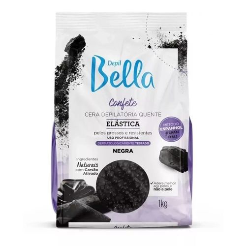 Cera Depilatória Confete Quente Negra Depil Bella