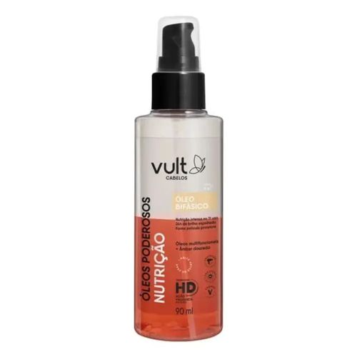 Óleo Bifásico Poderosos Nutrição 90ml Vult Cabelos