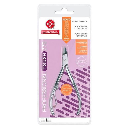 Alicate de Cutícula 775 Professional Touch Aço Inox Mundial