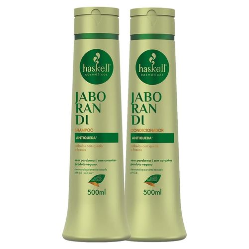 Kit Shampoo e Condicionador Jaborandi 500ml Haskell