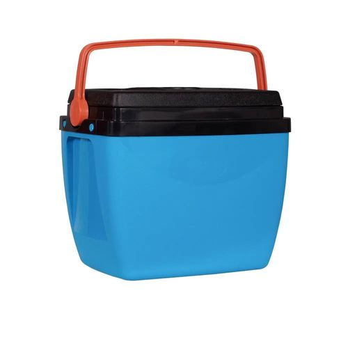 Caixa Térmica 18L Azul com Laranja Mor
