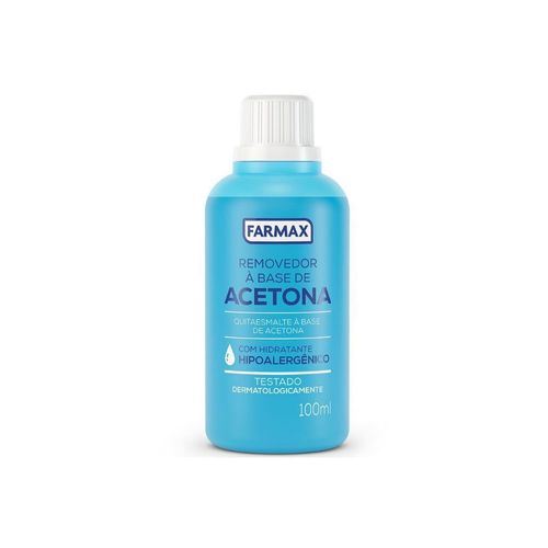 Removedor De Esmalte A Base De Acetona 100ml Farmax