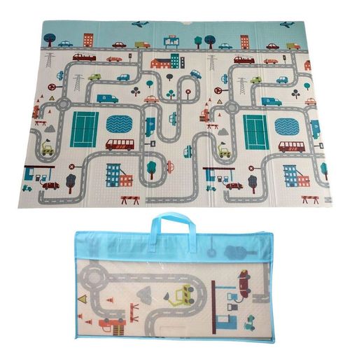 Tapete De Atividades Infantil Dupla Face 1,50x2,0M Estampas Sortidas