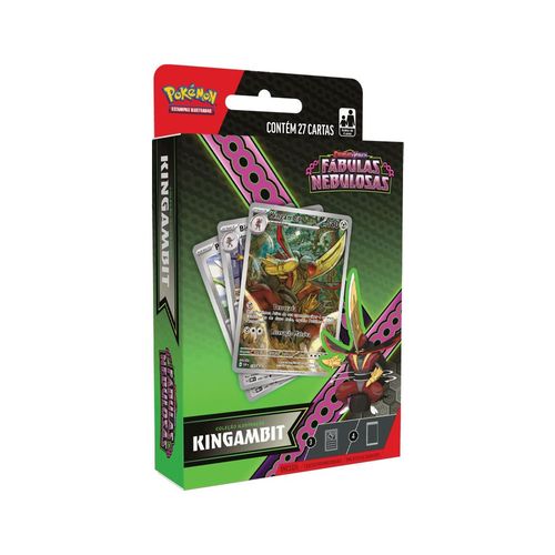 Box Pokémon Escarlate E Violeta Fábulas Nebulosas Ilustração Kingambit Copag