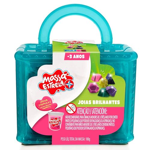 Maleta Kit Joias Brilhantes Massa Estrela