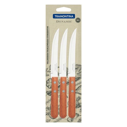 Conjunto de Facas para Churrasco Dynamic 3 pçs 22300/305 Tramontina