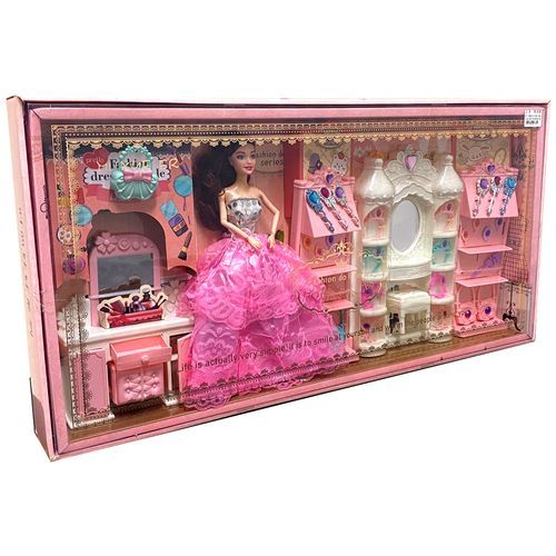 Kit Boneca Articulada Com Acessórios Boutique Cim