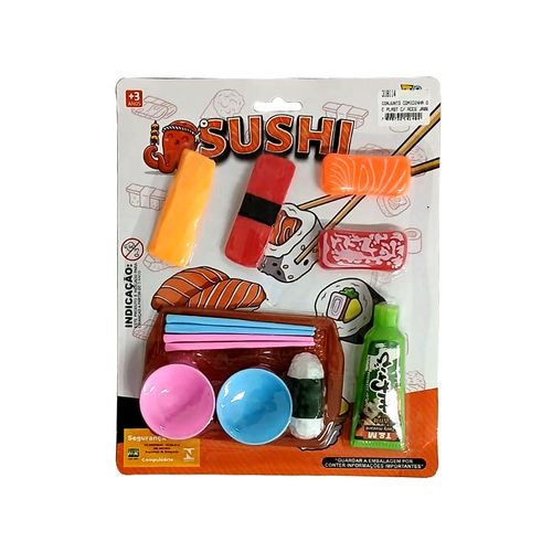 Conjunto Comidinha Japonesa Sushi JR Toys