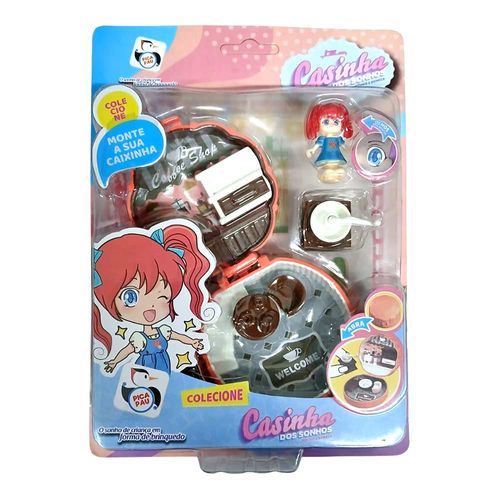 Casinha Dos Sonhos Móveis e Boneca Sortido Pica Pau