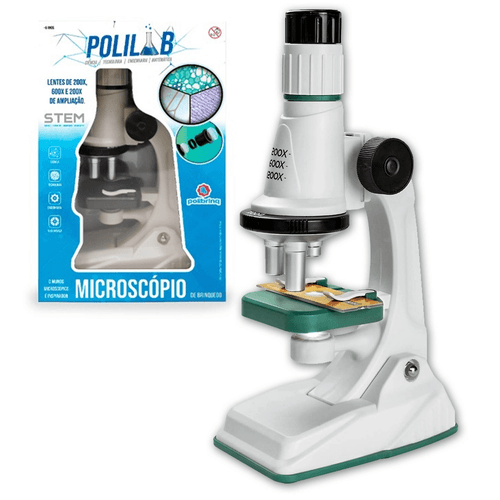 Brinquedo Educativo Microscópio Sortido Polibrinq