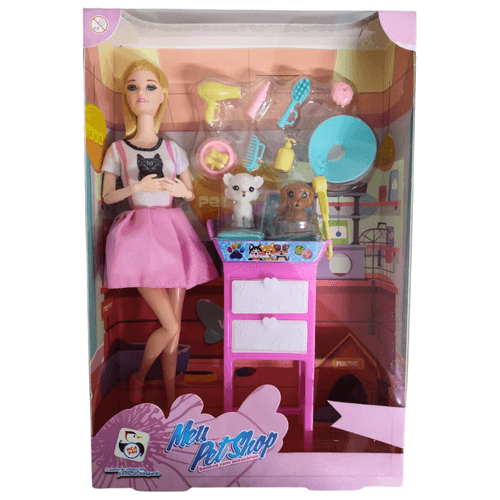 Boneca Meu Pet Shop c/ Acessórios Pica Pau