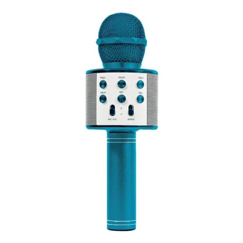 Microfone Bluetooth Azul Star Voice Luminus Zoop Toys