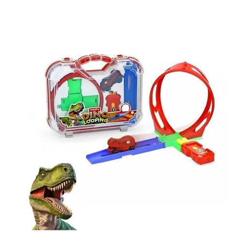 Pista De Carrinho Maleta Dino Looping Paki Toys