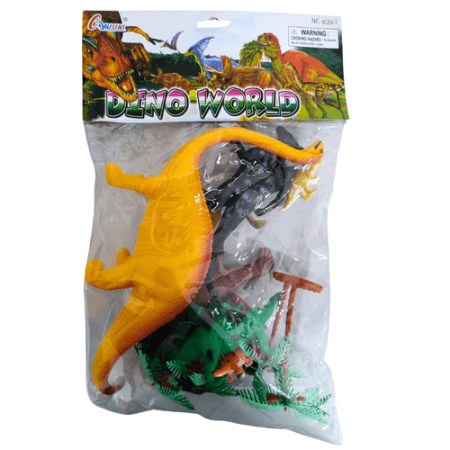 Kit Dinossauros de Plástico c/ 15 Peças Ausini