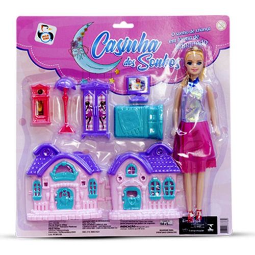 Boneca Pop E Casinha Dos Sonhos Pica Pau