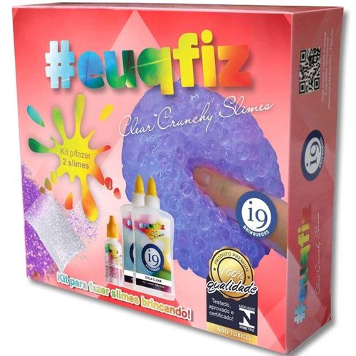 Kit Para Fazer 2 Slimes #euqfiz i9 Brinquedos