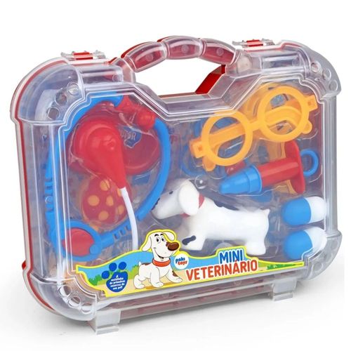 Brinquedo Kit Mini Maleta Veterinário Paki Toys