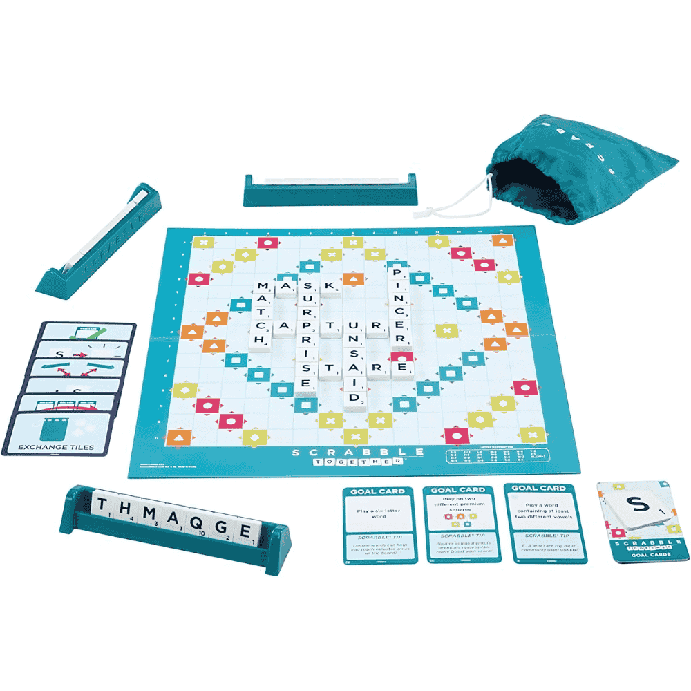 Jogo Scrabble de Tabuleiro 2 em 1 Mattel - Sacolão