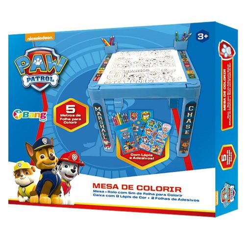 Mesa De Colorir Patrulha Canina Nickelodeon