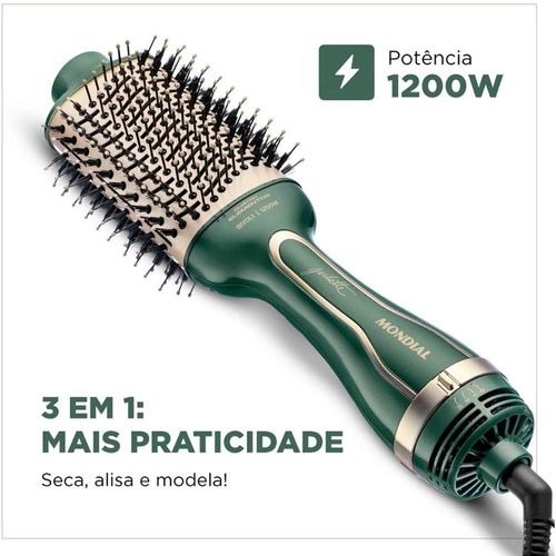 Escova Secadora e Alisadora Bivolt 1300w Mondial