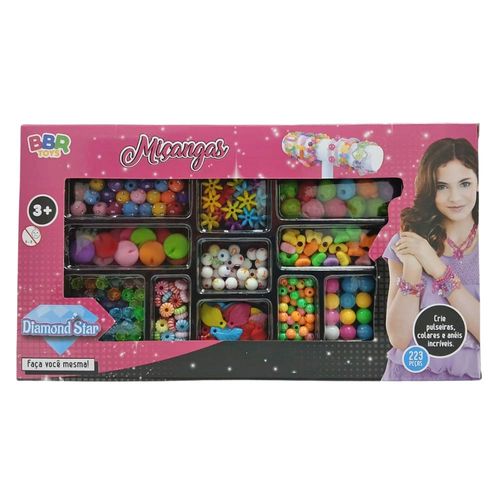 Kit de Miçangas 223 Peças BBR Toys