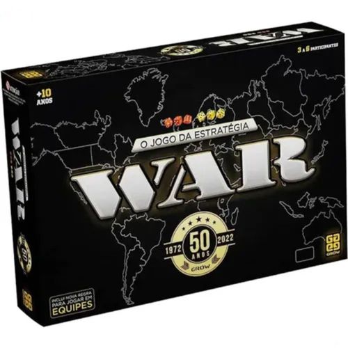 Jogo Da Estratégia War 50 Anos Grow
