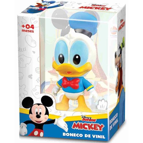 Boneco De Vinil Pato Donald 12cm Lider Brinquedos