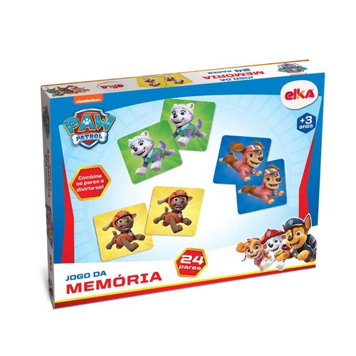 Jogo Da Memória Patrulha Canina 24 Pares Elka
