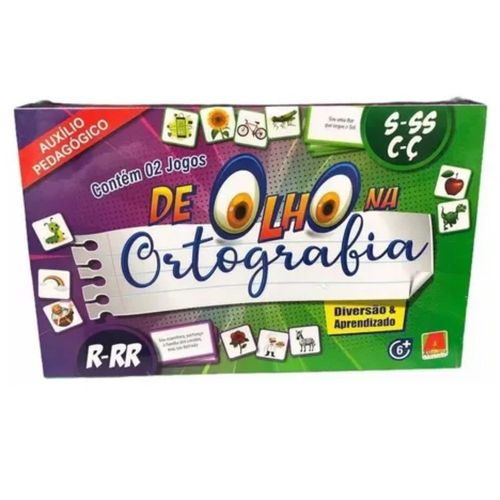 Jogo De Olho Na Ortografia Algazarra Brinquedos