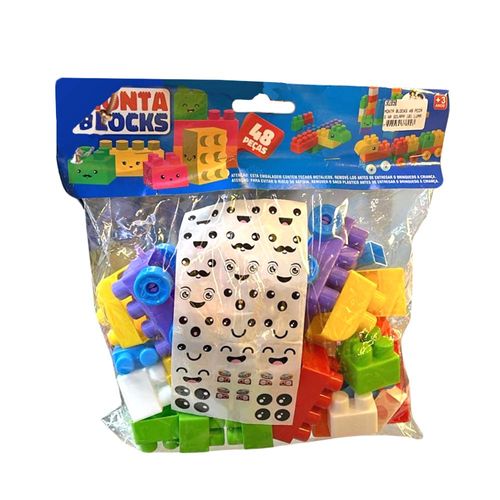 Monta Blocos 48 Peças Lumar